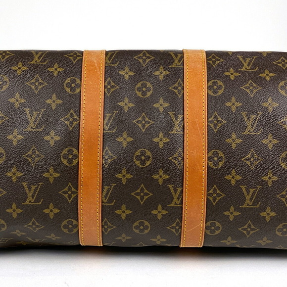 Louis Vuitton Keepall Handbag Business Boston Bag Monogram Brown - Picture 2 of 9